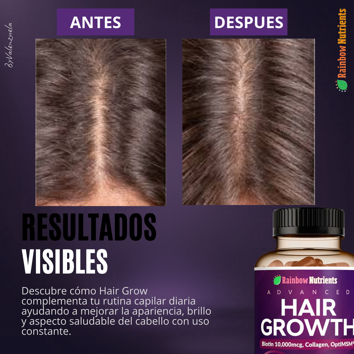 RAINBOW NUTRIENTS – ADVANCED HAIR GROWTH